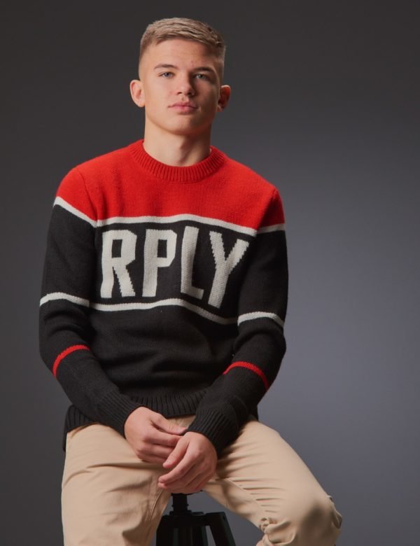 Replay Sweater Neule Kirjava