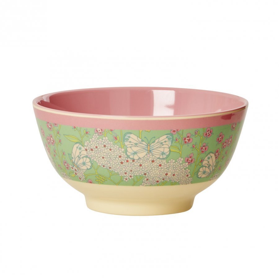 Rice A/S Melamine Bowl Butterfly Print Kulho