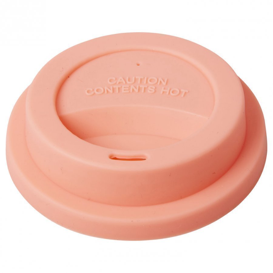 Rice Latte Cup Silicone Lid Neon Pink Nokkamuki