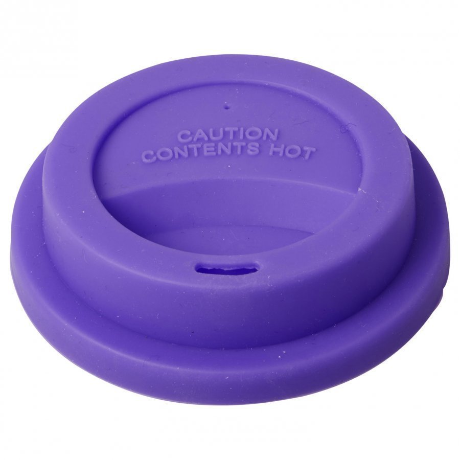 Rice Latte Cup Silicone Lid Neon Purple Nokkamuki