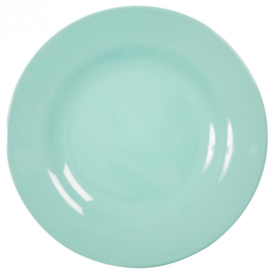 Rice Melamine Round Side Plate Dark Mint Lautanen