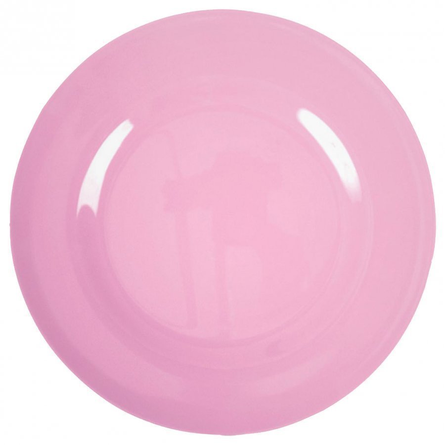 Rice Melamine Round Side Plate Dark Pink Lautanen