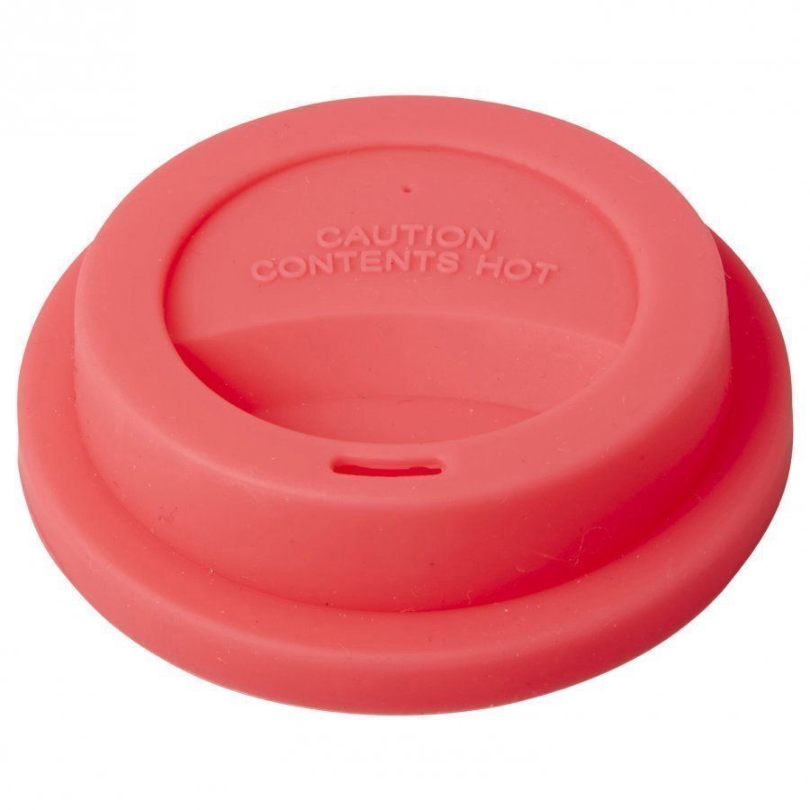 Rice Silicone Lid Tall Cup Neon Coral Nokkamuki