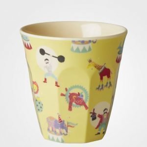 Rice Small Melamine Cup Circus Print Nokkamuki