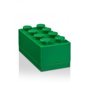 Room Copenhagen Lego Mini Säilytyslaatikko 8 Tummanvihreä