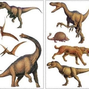 RoomMates Seinäsiirtokuva Dinosaurukset