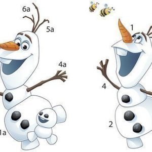 RoomMates Seinätarra Disney Frozen Fever Olaf