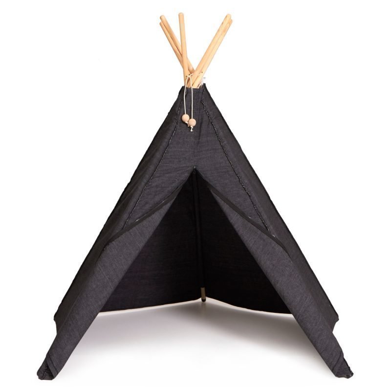 Roommate Leikkiteltta Hippie Tipi Polar Antrasiitti