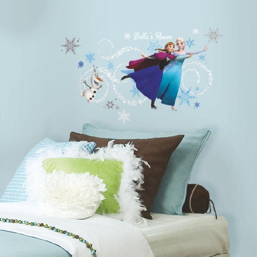 Roommates Seinätarra Disney Frozen Anna Elsa Ja Olaf