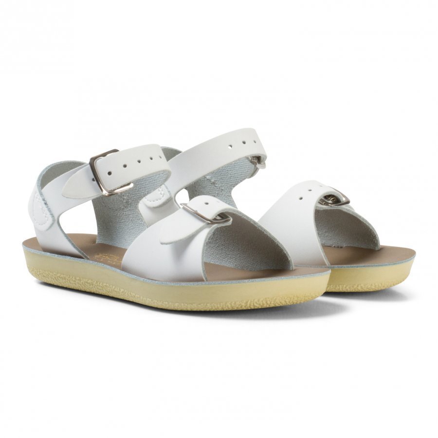 Salt-Water Sandals Surfer White Remmisandaalit