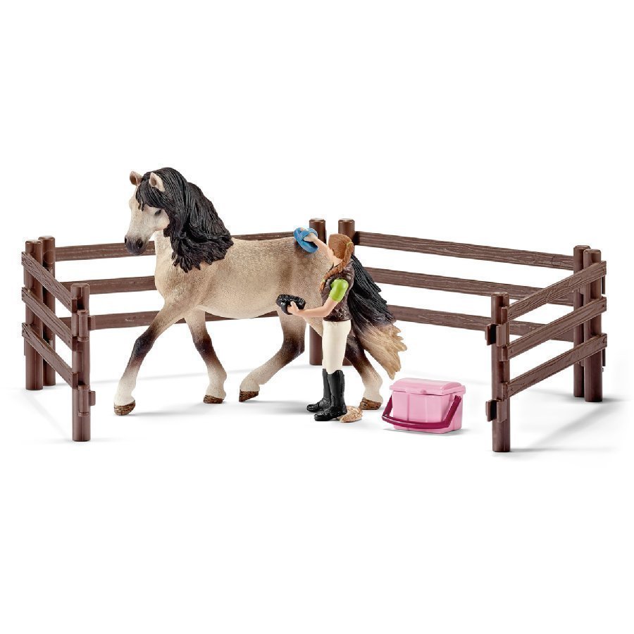 Schleich Farm Life Leikkisetti Hevosenhoitosetti Andalusialainen 42270