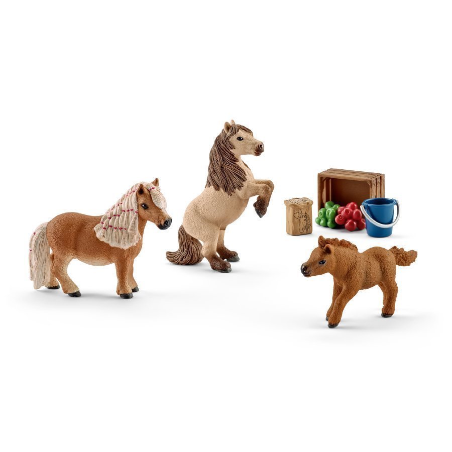 Schleich Minishetlanninponiperhe 41432