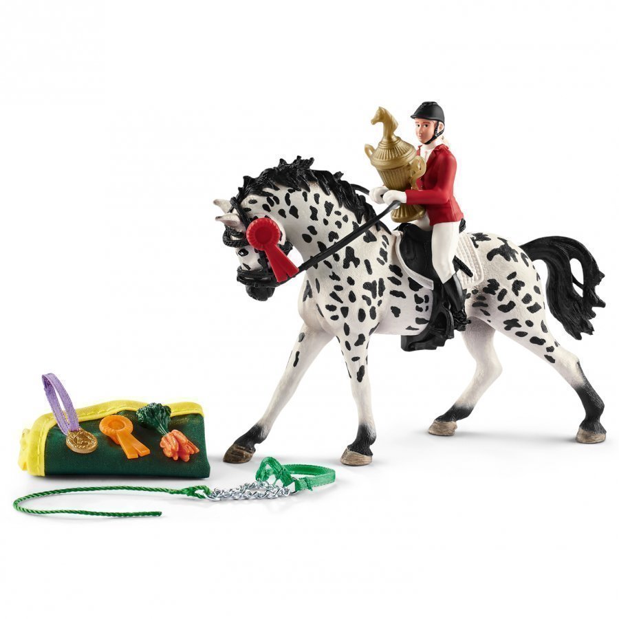 Schleich Showjumping Tournament With Knabstrupper Leikkisetti