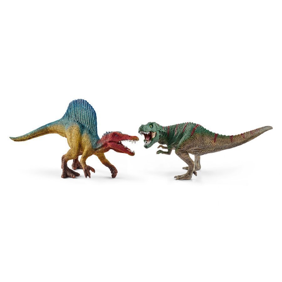 Schleich Spinosaurus Ja T Rex Pieni 41455