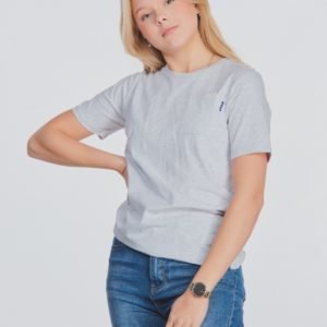 Scotch & Soda Ams Blauw Classic Pocket Tee T-Paita Harmaa