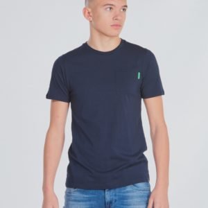 Scotch & Soda Ams Blauw Classic Pocket Tee T-Paita Sininen