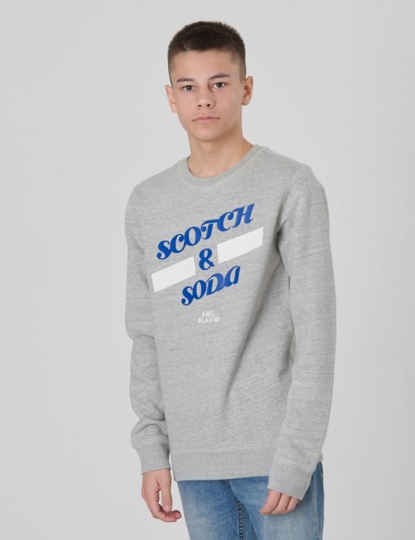 Scotch & Soda Basic Scotch & Soda Sweat Neule Harmaa