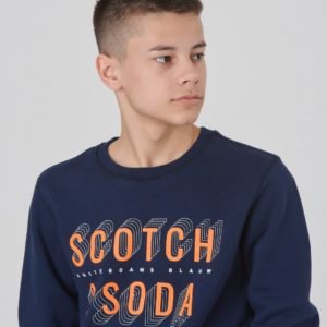 Scotch & Soda Basic Scotch & Soda Sweat Neule Sininen