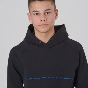 Scotch & Soda Club Nomade Signature Hoody Huppari Musta