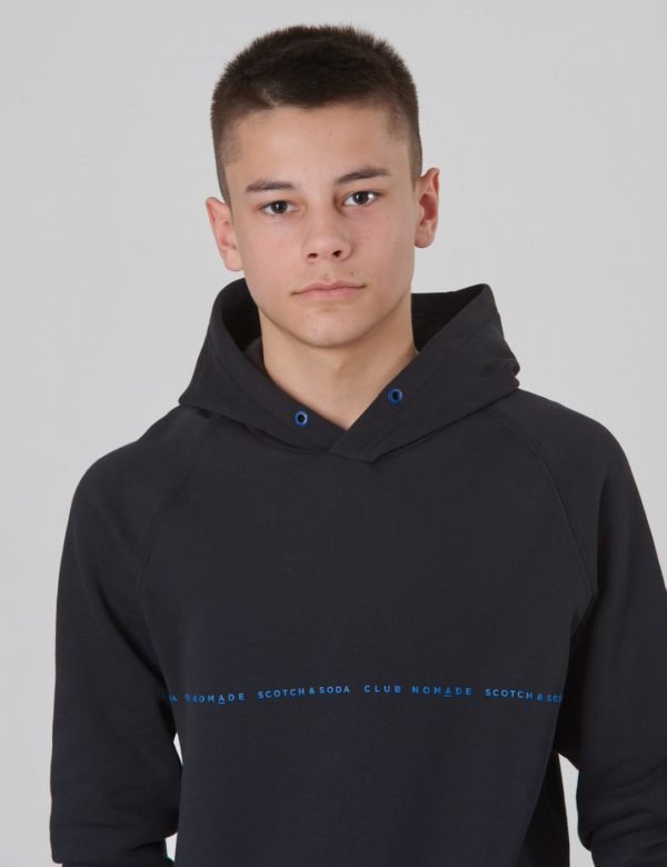 Scotch & Soda Club Nomade Signature Hoody Huppari Musta