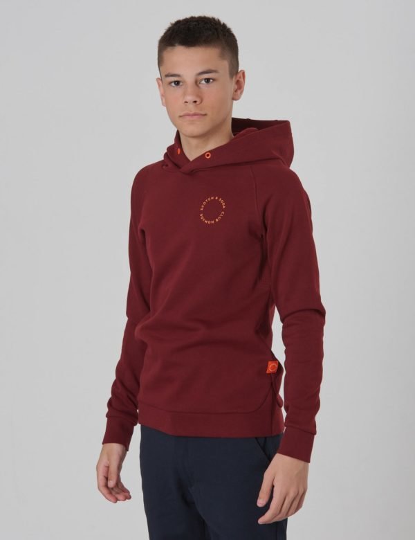 Scotch & Soda Club Nomade Signature Hoody Huppari Punainen