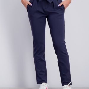 Scotch & Soda High Waisted Slim Paper Bag Pants Housut Sininen