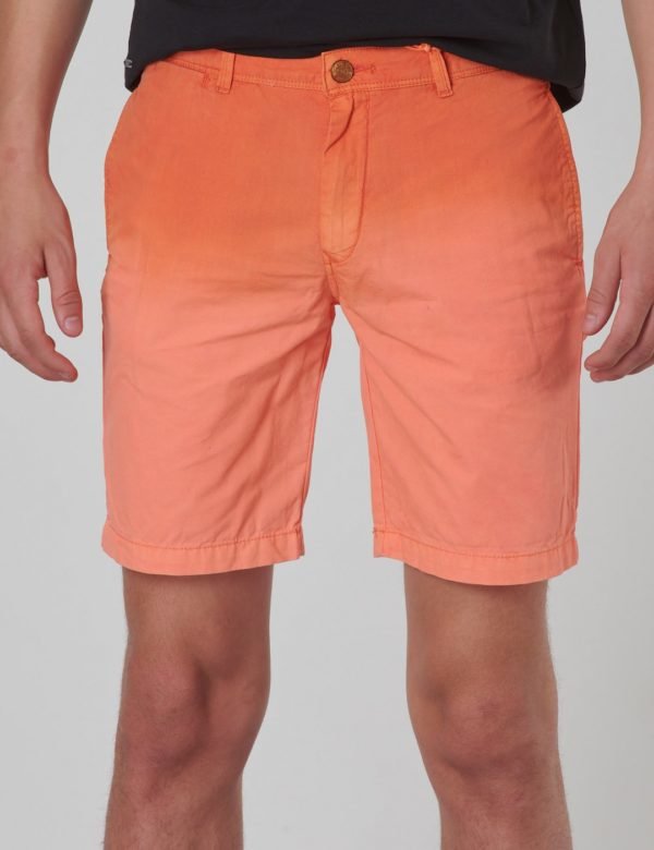 Scotch & Soda Lightweight Chino Shorts With Washing Shortsit Oranssi