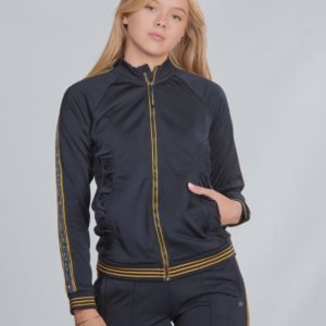 Scotch & Soda Mercerized Track Jacket Neule Sininen