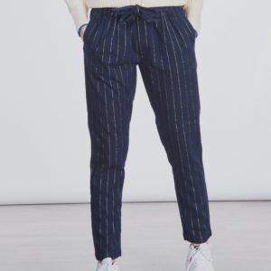 Scotch & Soda Relaxed Slim Fit Lurex Pinstripe Pants Housut Kirjava