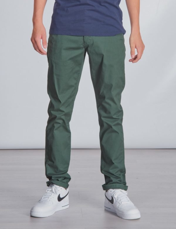 Scotch & Soda Slim Fit  Chino Housut Vihreä