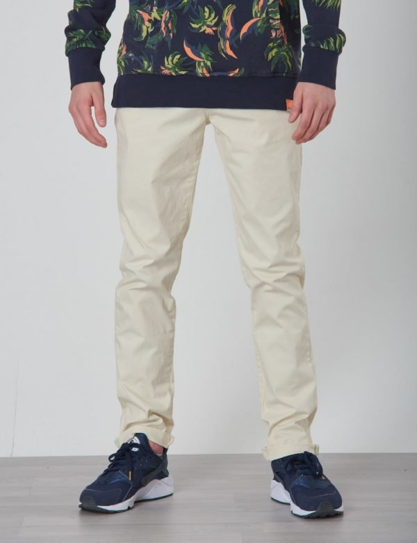 Scotch & Soda Slim Fit Classic Chino Housut Beigestä