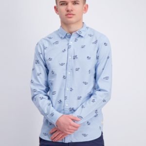 Scotch & Soda Stretch Oxford Long Sleeve Shirt Kauluspaita Kirjava