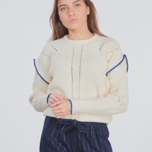 Scotch & Soda Structured Knit Neule Beigestä