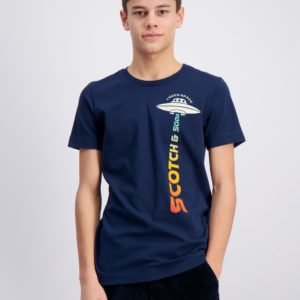 Scotch & Soda Tee T-Paita Sininen