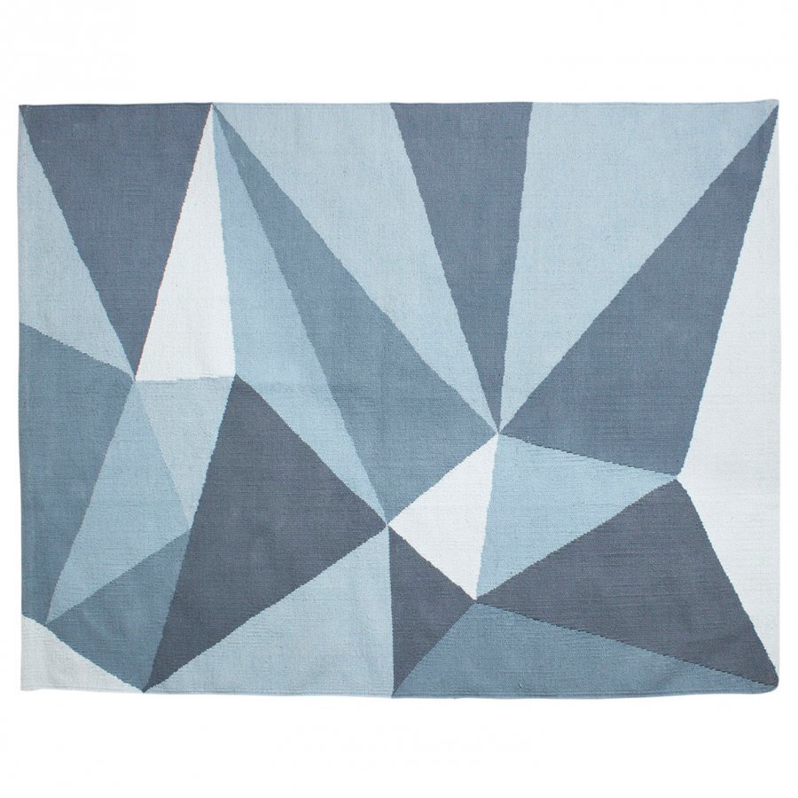 Sebra Woven Floor Mat Large Pastel Blue Matto