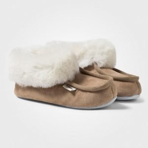 Shepherd Osby Slippers Camel Korkeavartiset Tossut