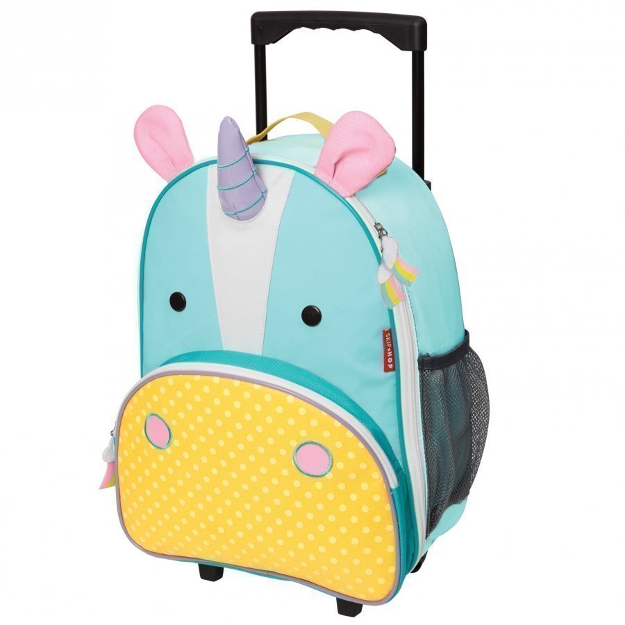 Skip Hop Zoo Kid's Rolling Luggage Unicorn Matkalaukku