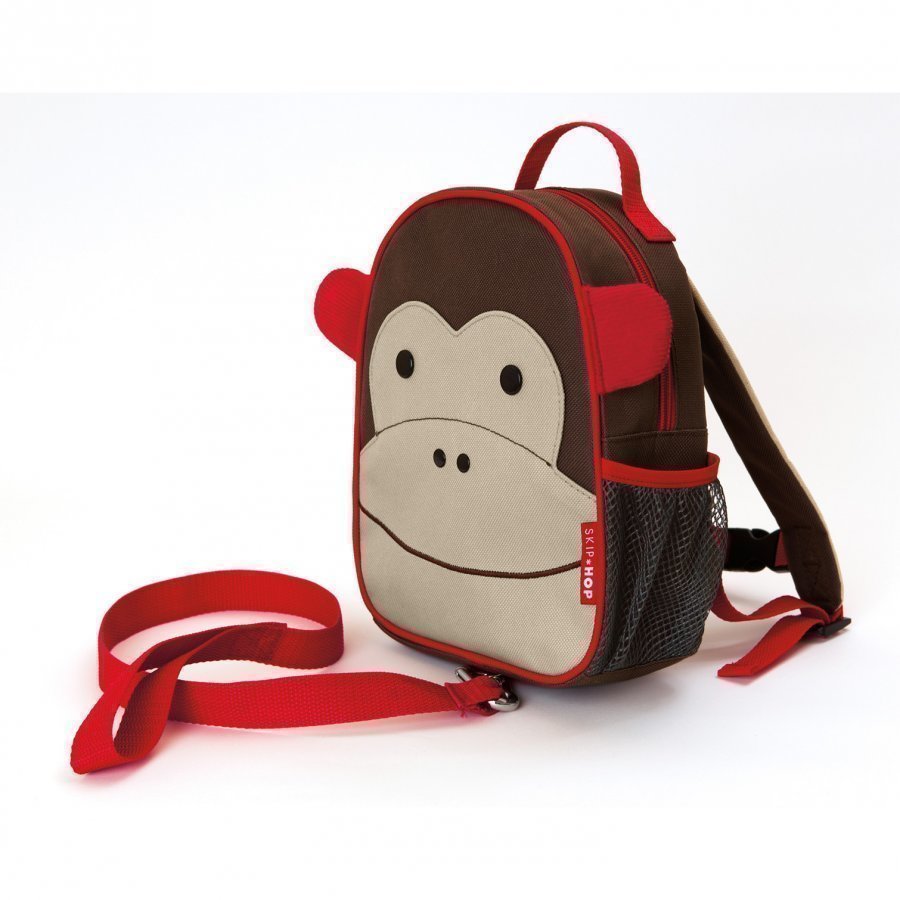 Skip Hop Zoo Mini Backpack With Safety Harness Monkey Reppu