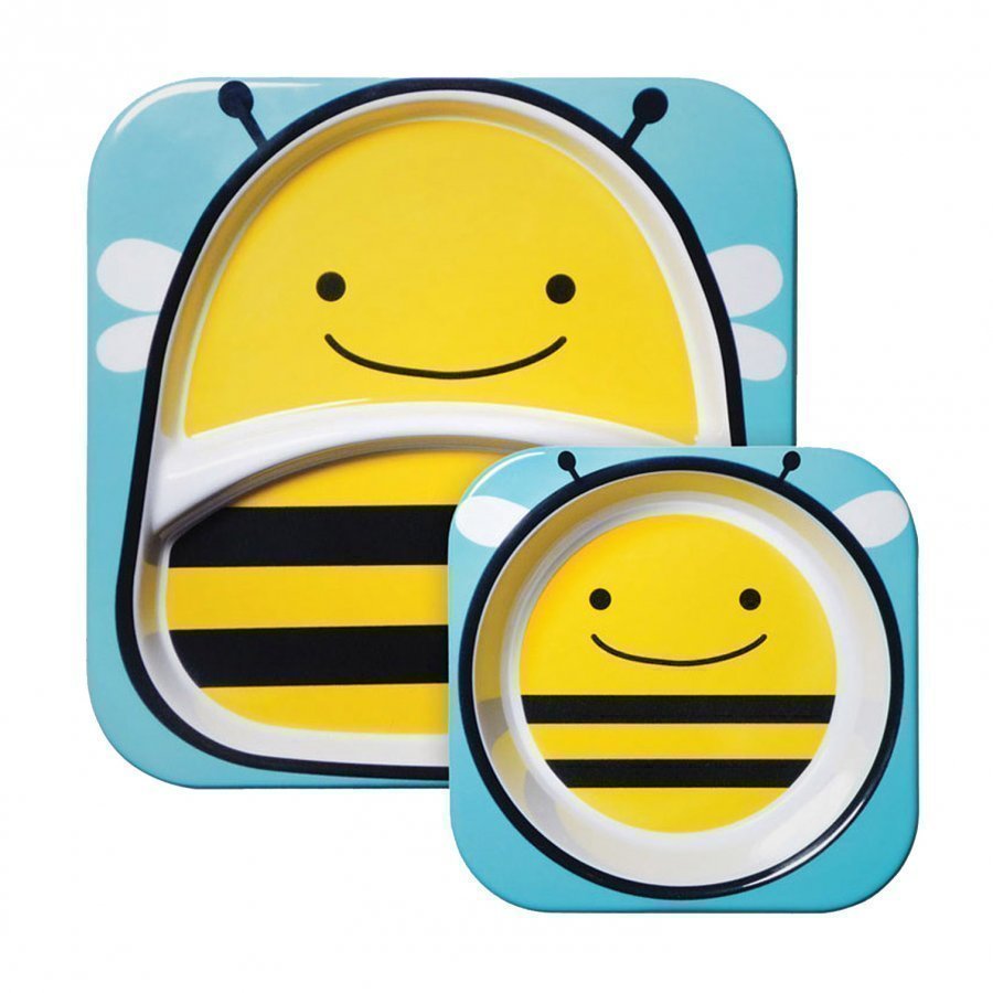 Skip Hop Zoo Plates Bee Ruokailusetti