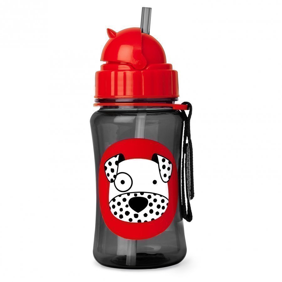 Skip Hop Zoo Straw Bottle Dalmation Vesipullo