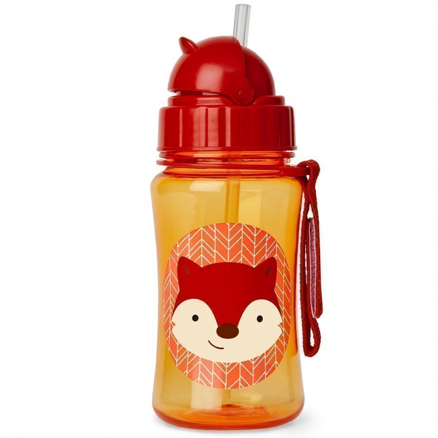 Skip Hop Zoo Straw Bottle Fox Vesipullo