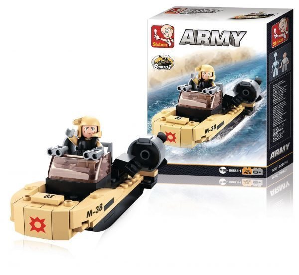 Sluban Assault Boat Sluban Army Sarjan Rakennuspalikat