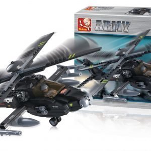 Sluban Attack Helicopter Sluban Army Sarjan Rakennuspalikat 107784