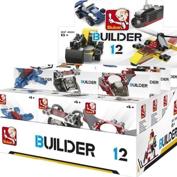 Sluban Builder 12 Sluban Builder Sarjan Rakennuspalikat