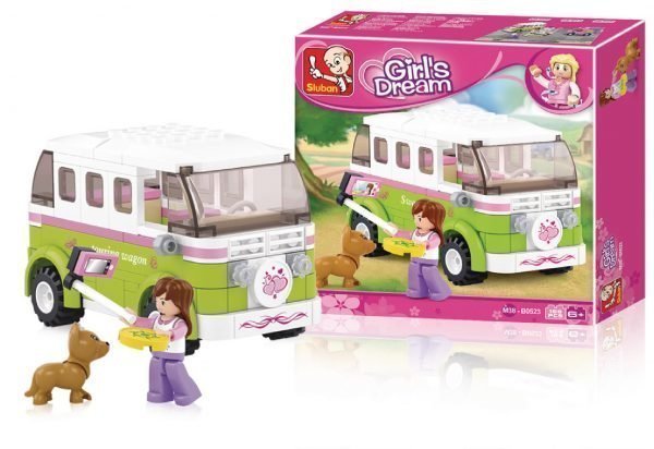 Sluban Camper Van Sluban Girls Dream Sarjan Rakennuspalikat