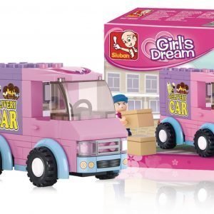 Sluban Delivery Van Sluban Girls Dream Sarjan Rakennuspalikat