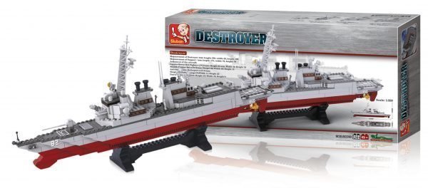 Sluban Destroyer Sluban Aircraft Carrier Sarjan Rakennuspalikat