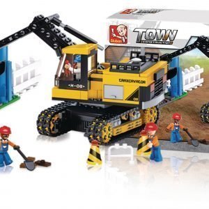 Sluban Excavator Sluban Town Sarjan Rakennuspalikat 107894