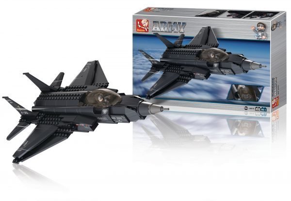 Sluban Fighter Jet Sluban Army Sarjan Rakennuspalikat 107790