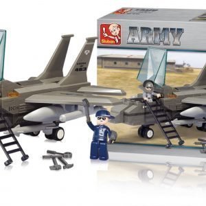 Sluban Fighter Jet Sluban Army Sarjan Rakennuspalikat 107791